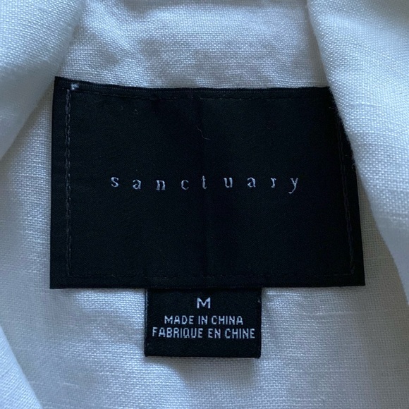 Sanctuary whole linen rayon vest medium - Picture 2 of 9